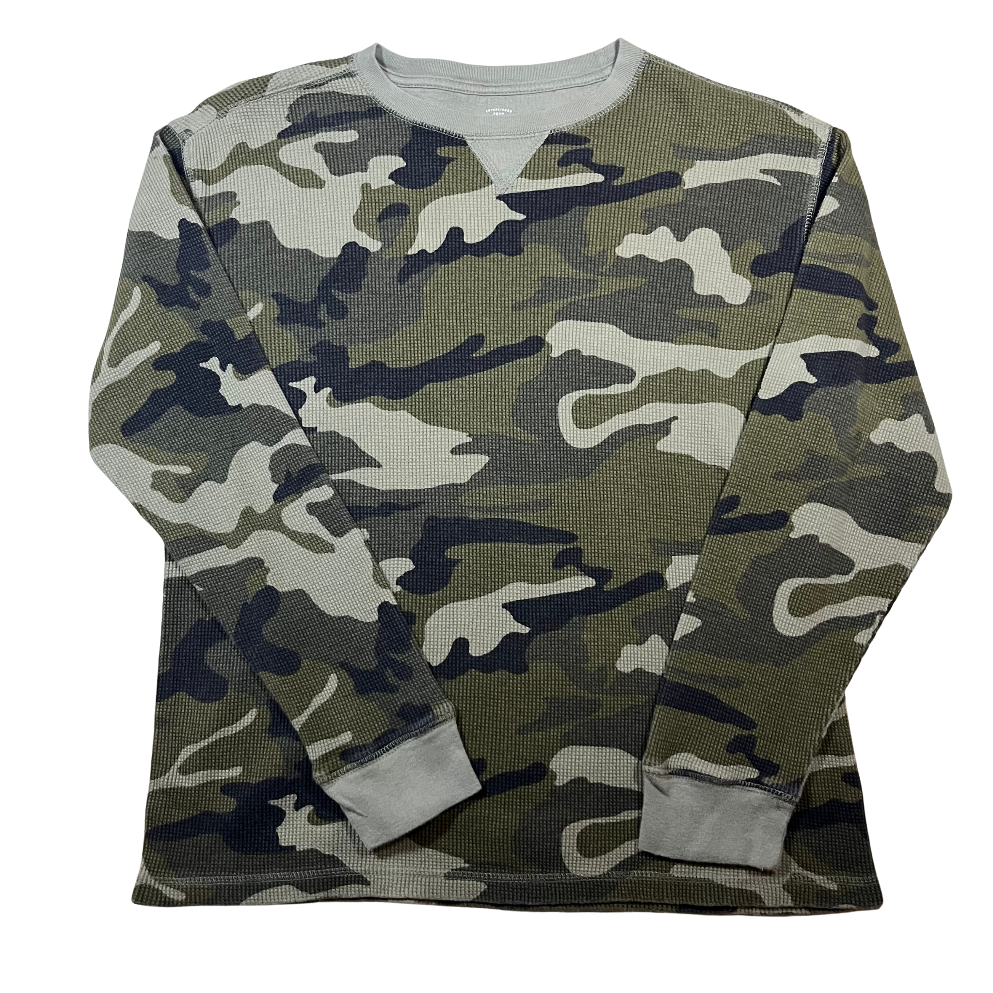 Faded Glory Vintage Camo Striped Thermal (S) – Spacesuit Clothing