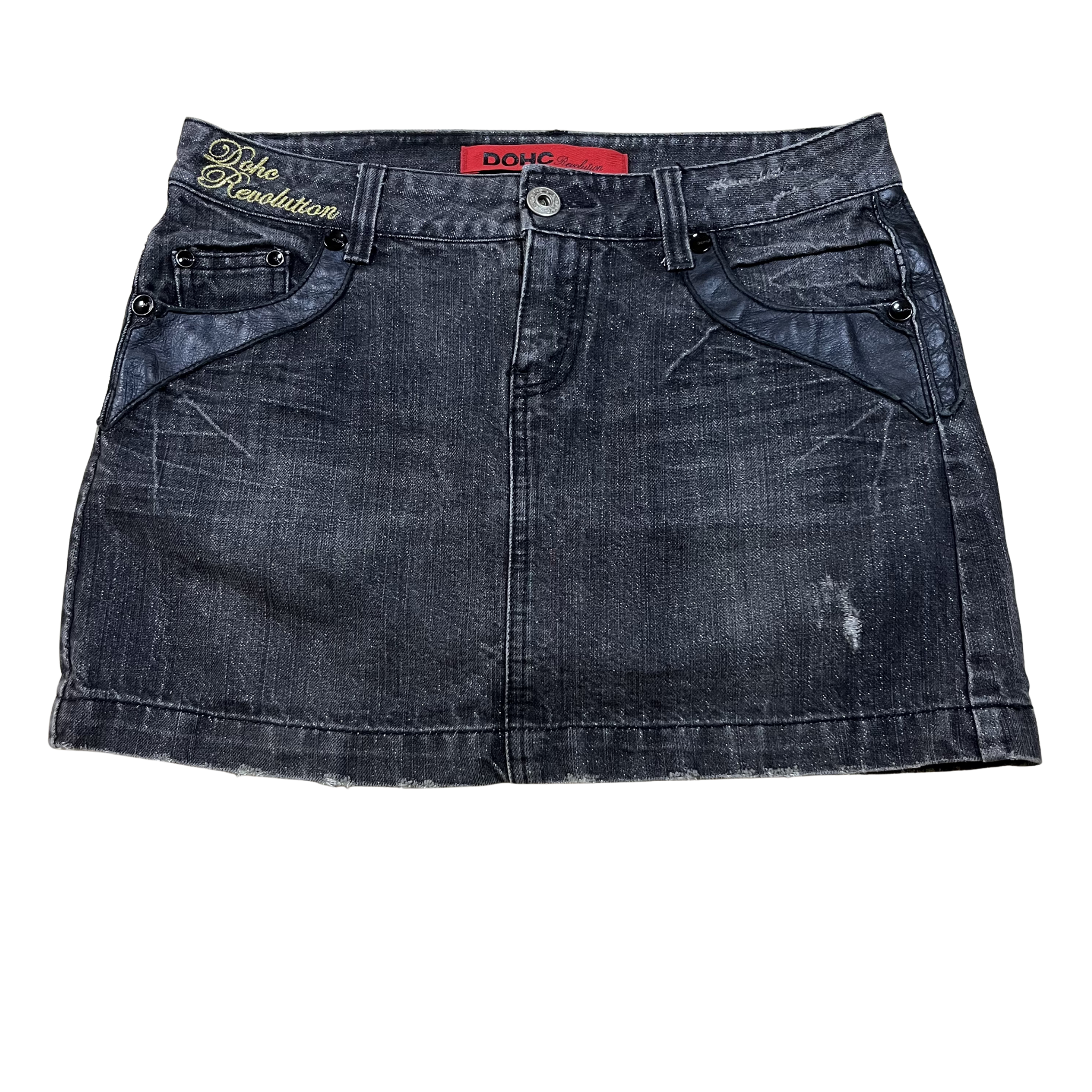 DOHC Revolution Vintage Denim Mini Skirt (12)