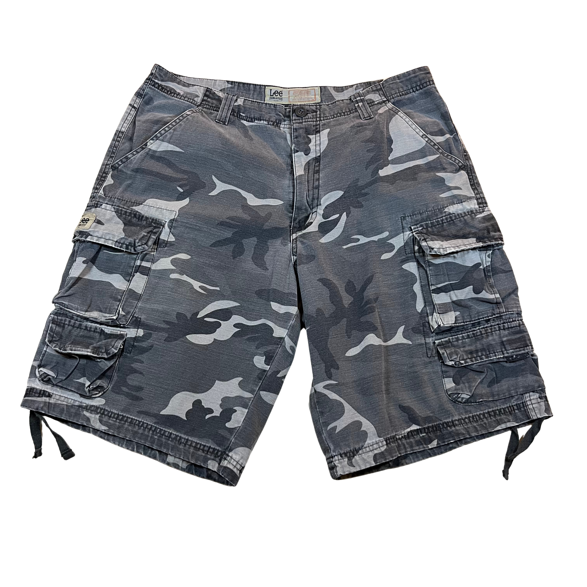 Lee Dungarees Vintage Urban Camo Cargo Shorts (36)