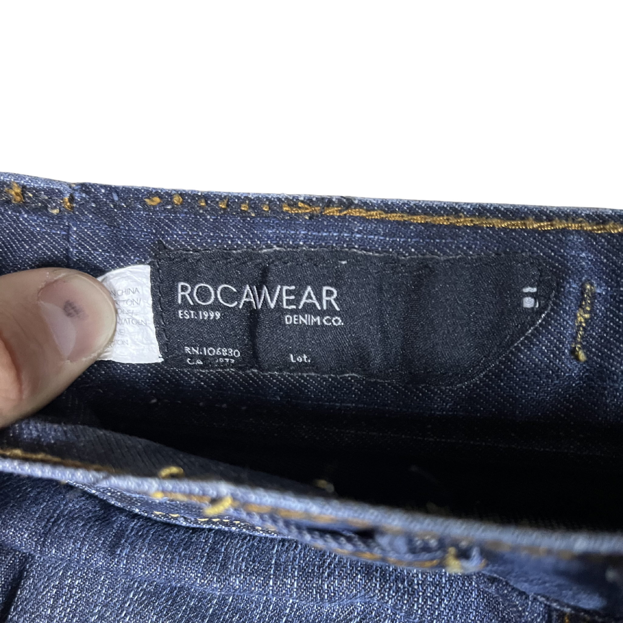 Rocawear Vintage  Embroidered Baggy Jeans (34)