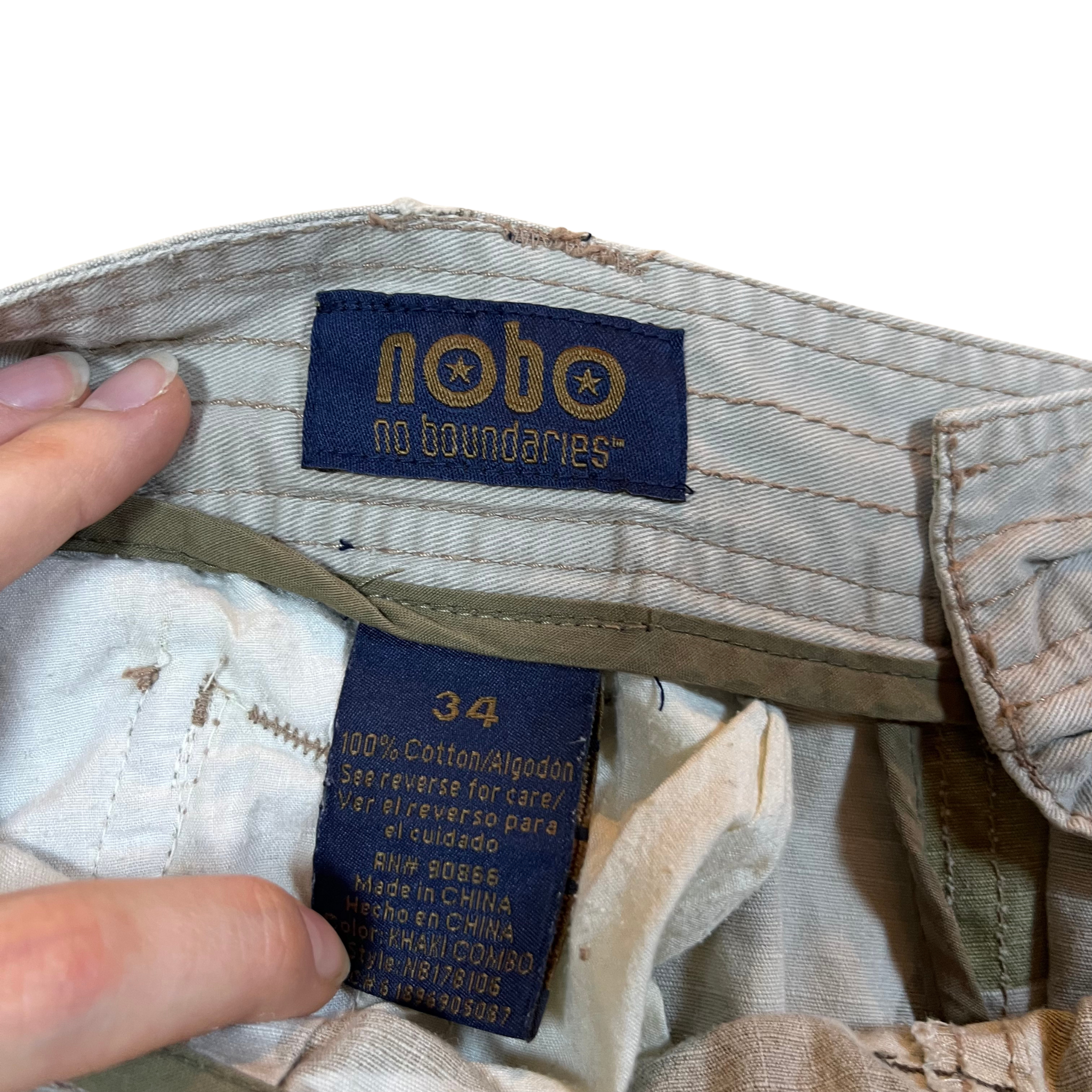 No Boundaries Vintage Camo Cargo Shorts (34)