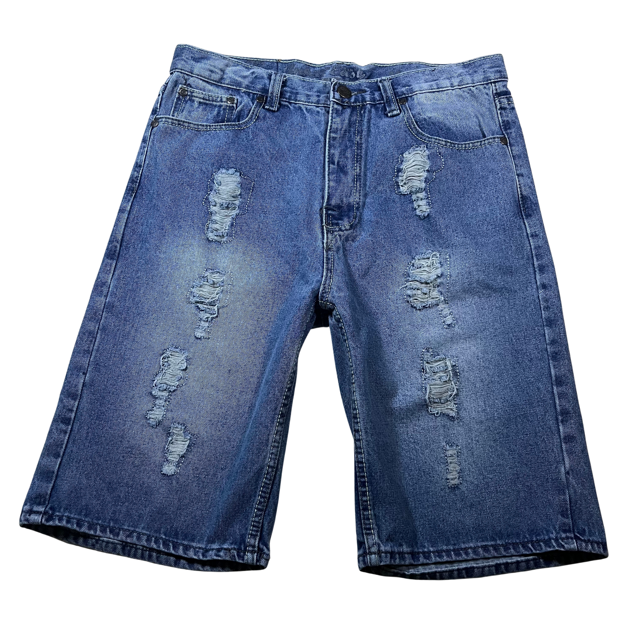 Ankor East Heavy Stitch Denim Shorts (34)