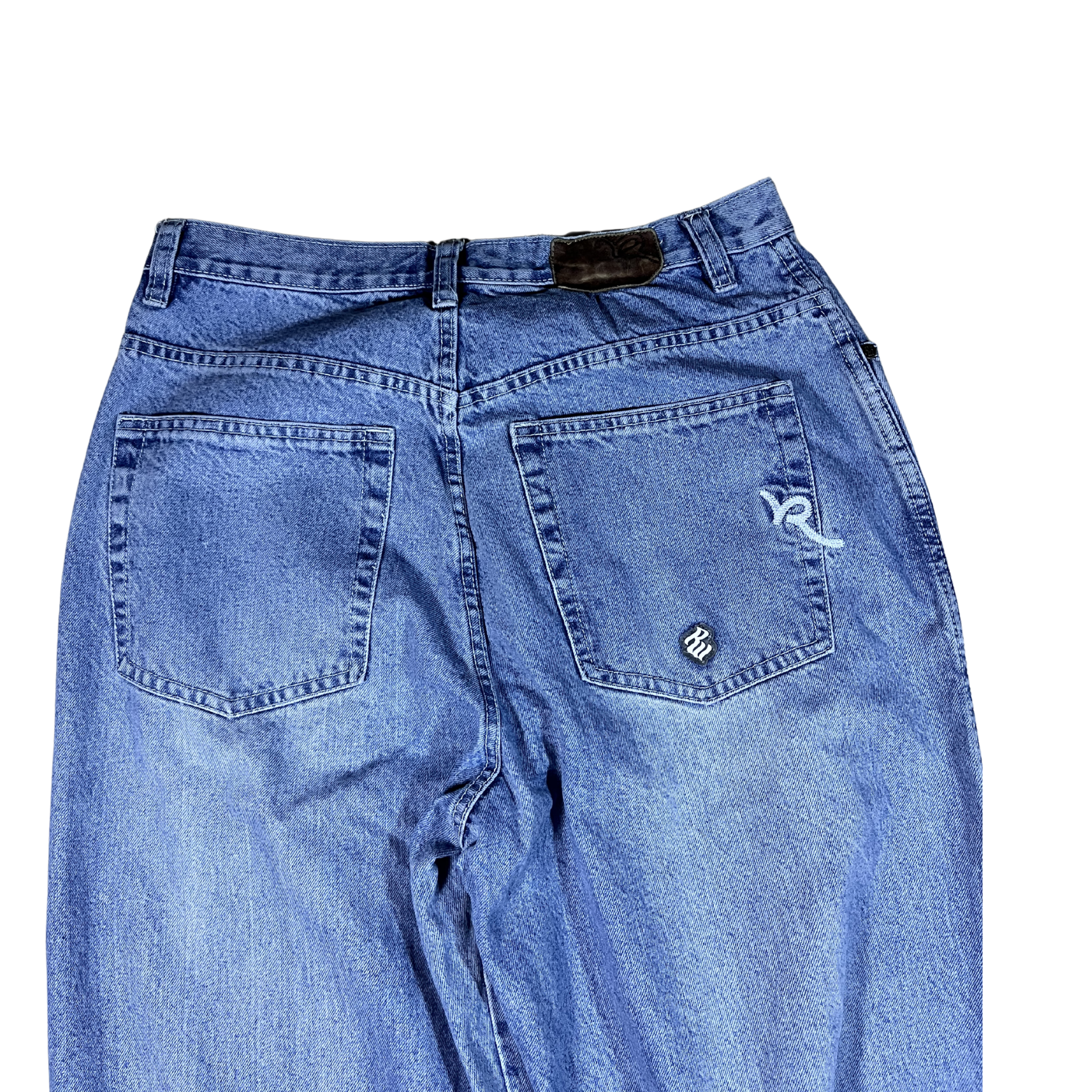 Rocawear Vintage Embroidered Baggy Denim Jeans (34)