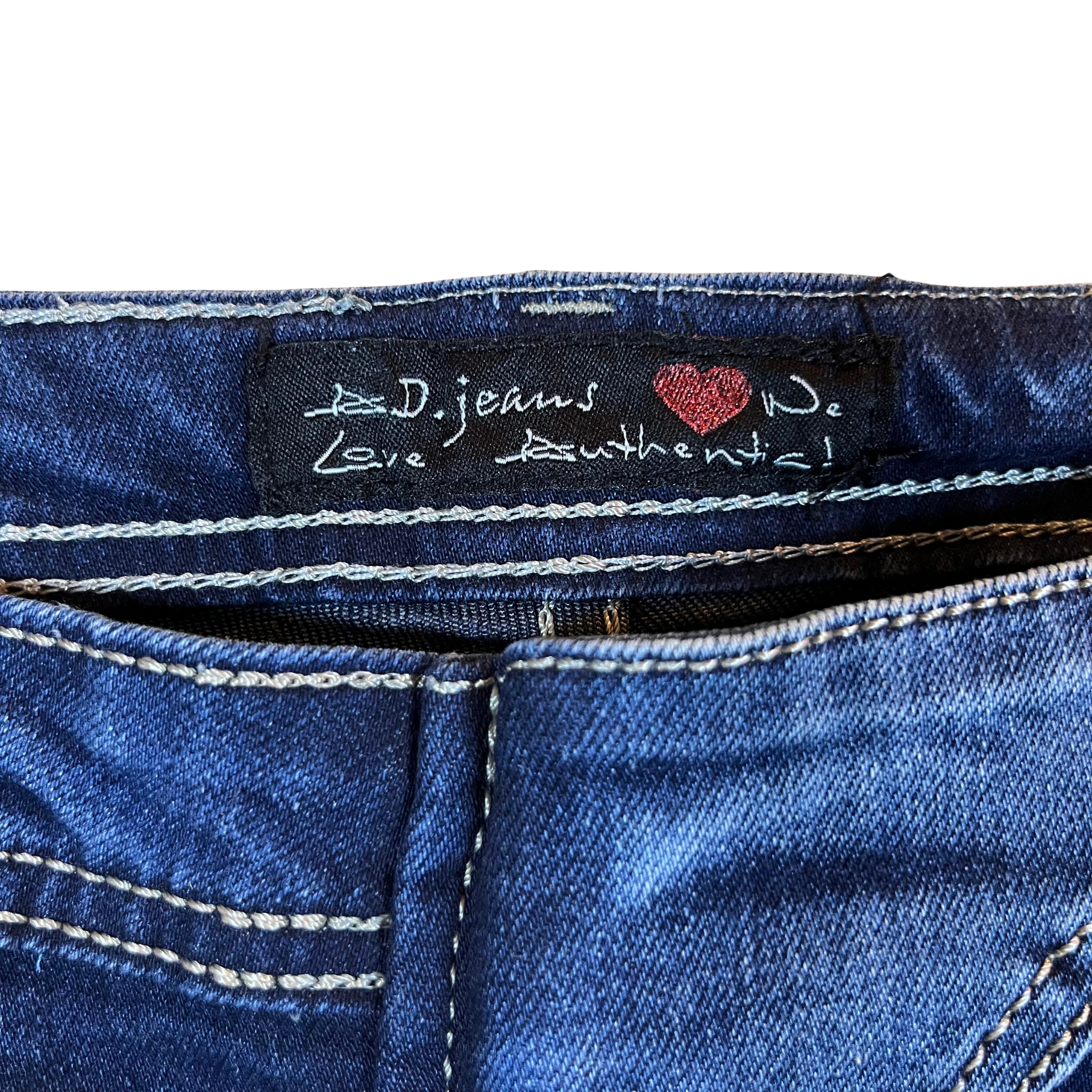 Adoro Vintage Indigo Mini Denim Shorts (10)