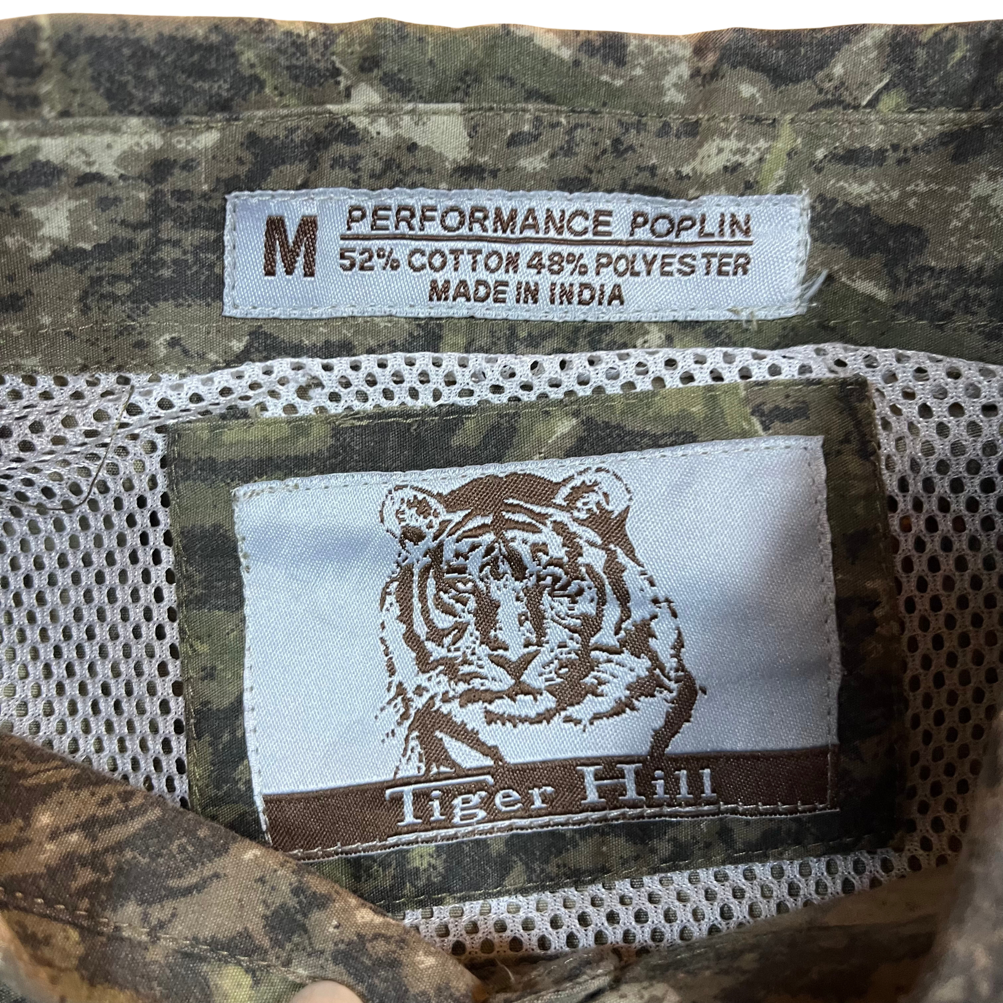 Tiger Hill Vintage Camo Vented Short Sleeve Shirt (M)