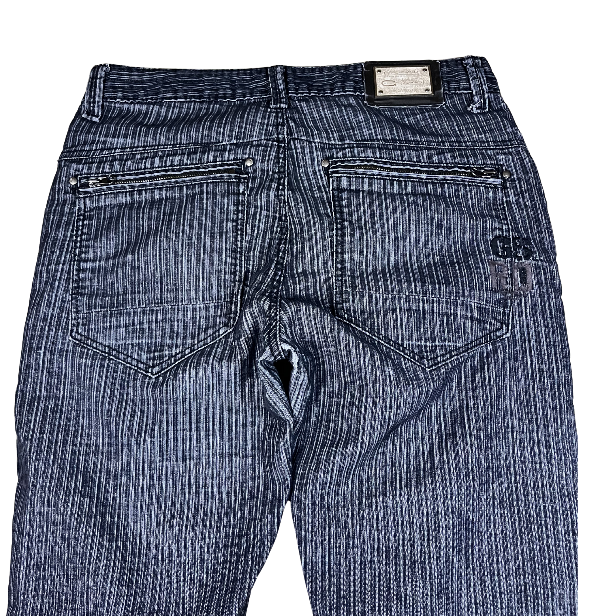 G-Star VintagePinstripe Straight Leg Jeans (34)