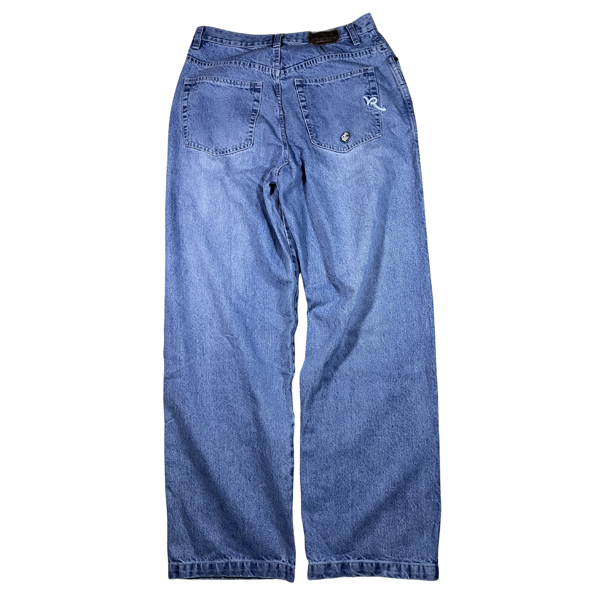 Rocawear Vintage Embroidered Baggy Denim Jeans (34)