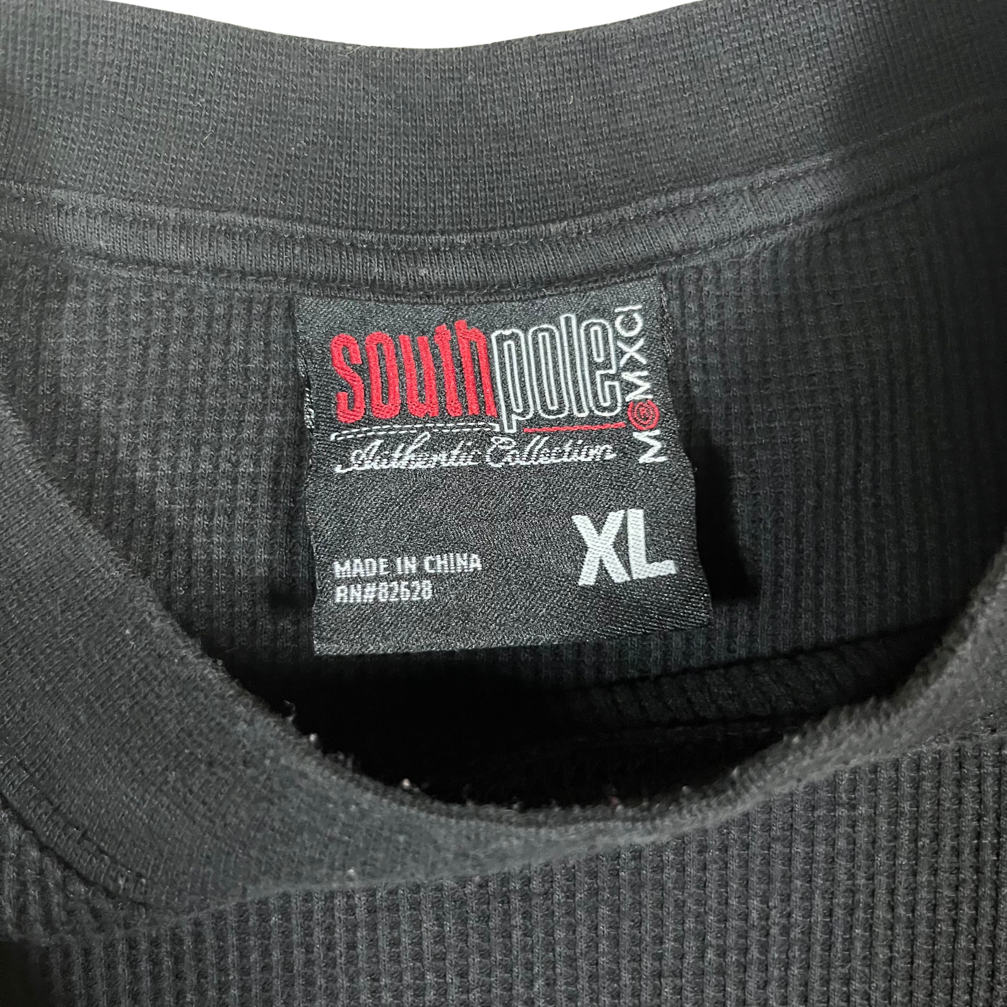 SOUTHPOLE Vintage Black Waffle Thermal (XL)
