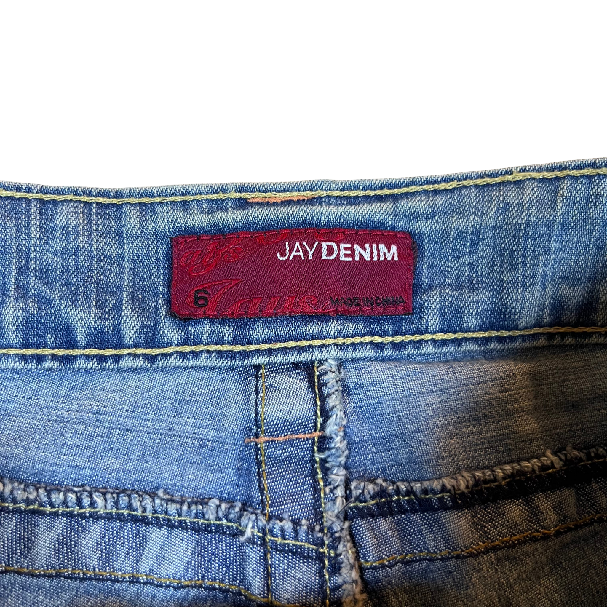 Jaydenim Vintage Light Wash Low-Rise Denim Shorts (8)