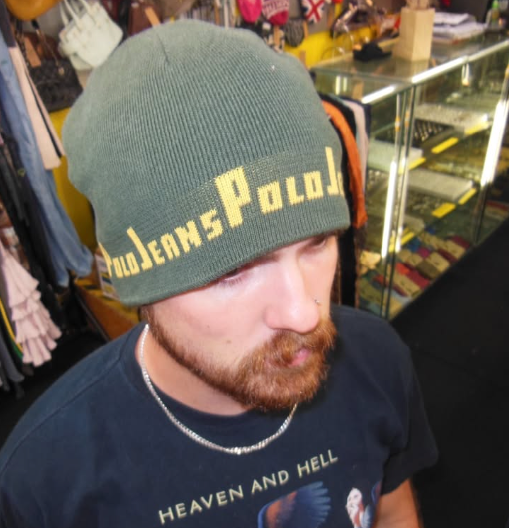 Polo Jeans Co. Wrap-Around Knit Beanie (90s Vintage)